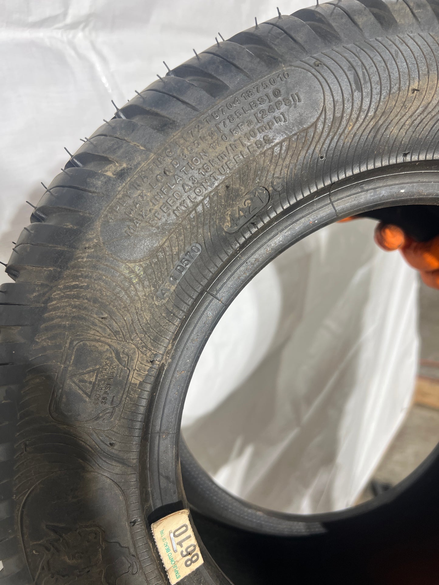 18x8.50-10 ARMSTRONG HBR LAWN MASTER #8610