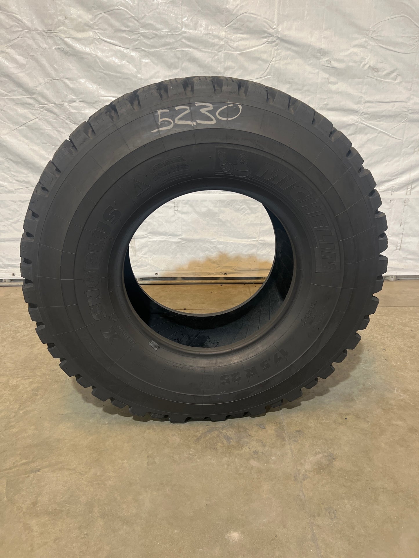 17.5R25 MICHELIN X SNOPLUS TL #5230