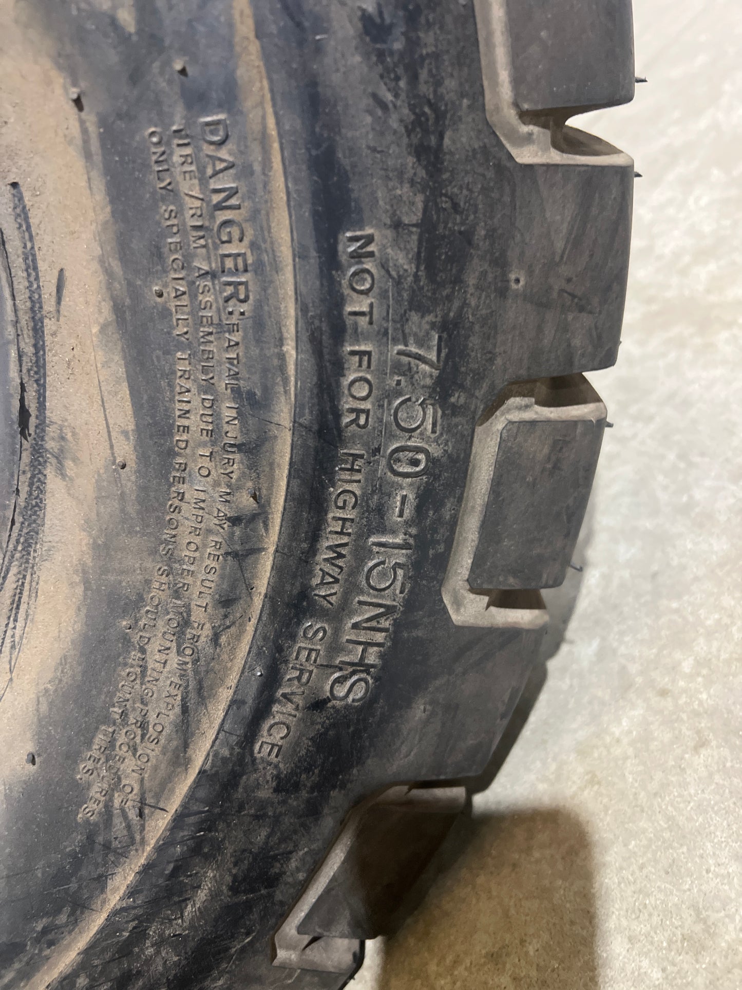 7.50-15 NANKANG Industrial Deep Tread #6009
