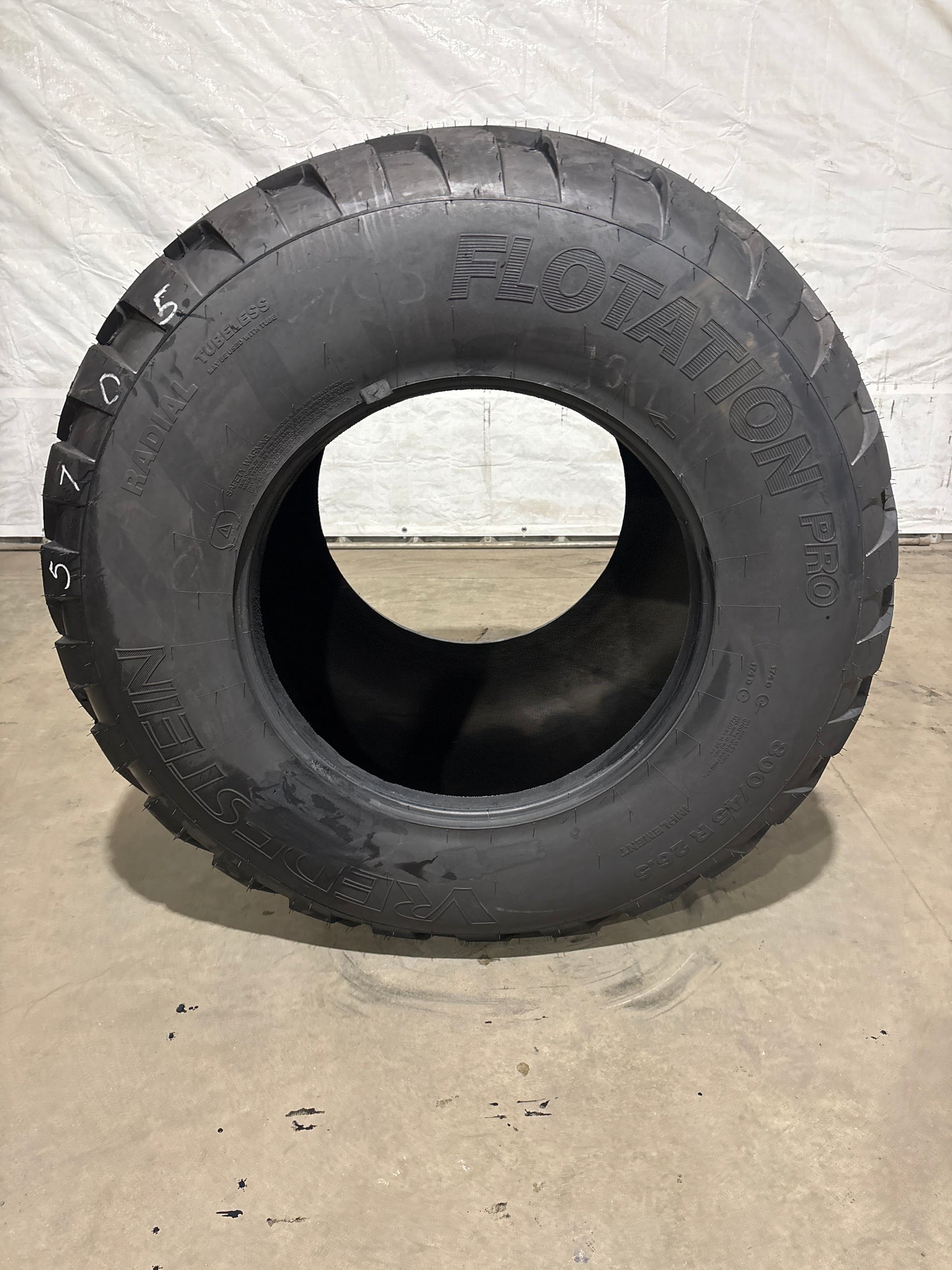 800/45R26.5 VREDESTEIN FLOTATION PRO IMPLEMENT TIRE #5705