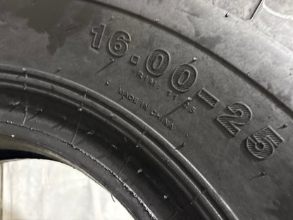 16.00-25 SUPER A HEAVY DUTY BIAS PLY OFF ROAD TIRE #5748