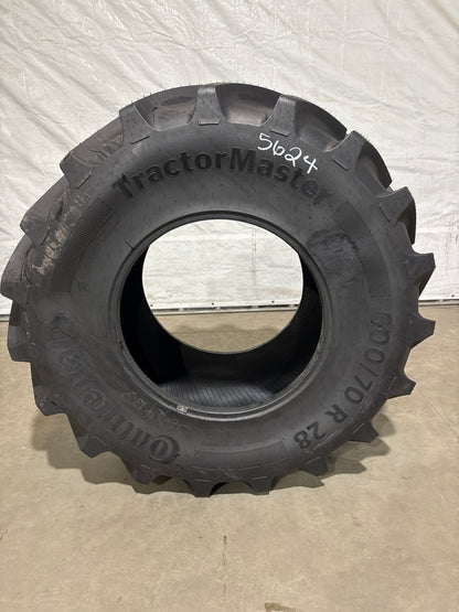 600/70R28 CONTINENTAL TRACTOR MASTER #5624