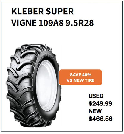9.5R28 KLEBER SUPER VIGNE #2447