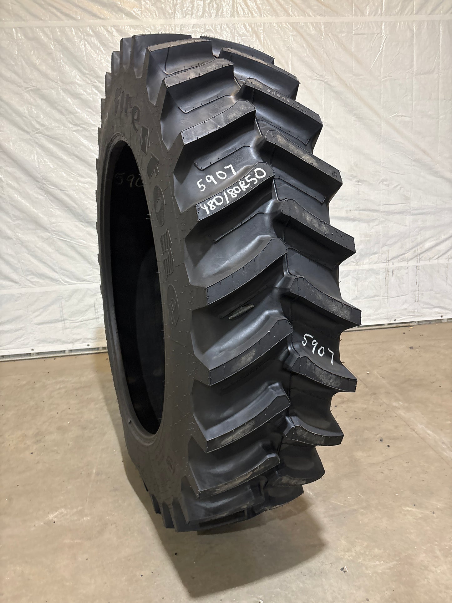 480/80R50 FIRESTONE RADIAL DEEP TREAD 23° #5907
