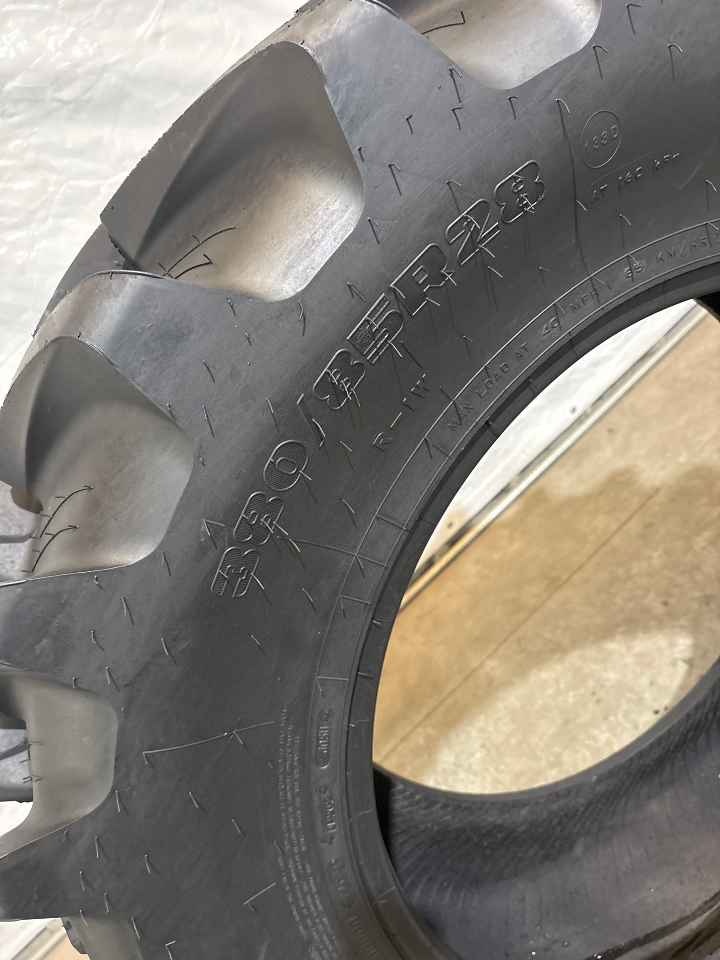380/85R28 FIRESTONE PERFORMER EVO R-1W 133D TRACTOR TIRE #5755