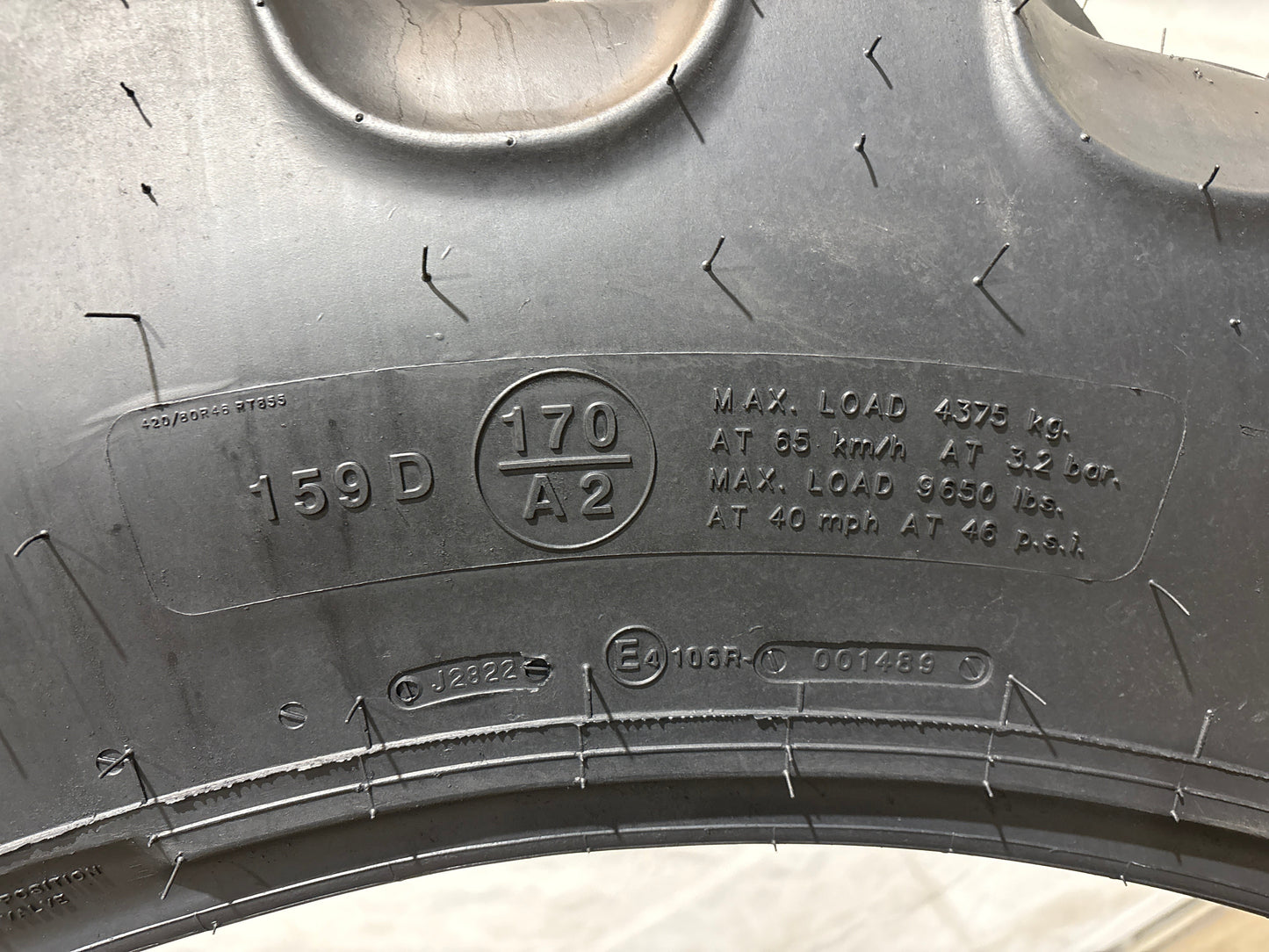 420/80R46 BKT AGRIMAX RT 855 #5609
