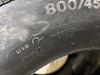 800/45R26.5 VREDESTEIN FLOTATION PRO IMPLEMENT TIRE #5705