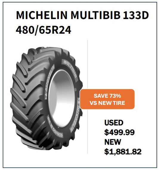 480/65R24 MICHELIN MULTIBIB #3638