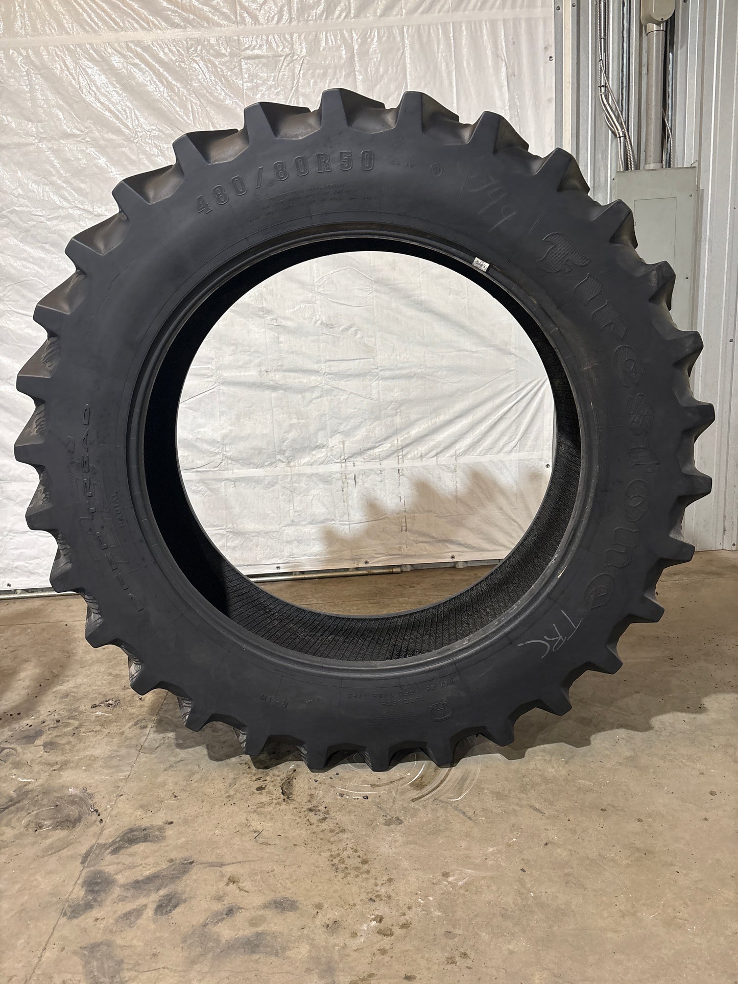 480/80R50 FIRESTONE DEEP TREAD 23° R-1W 159B AG TIRE #5749