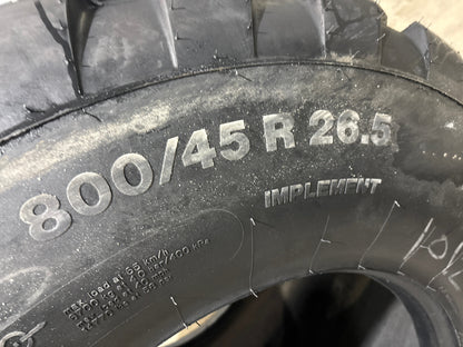 800/45R26.5 VREDESTEIN FLOTATION PRO IMPLEMENT TIRE #5705