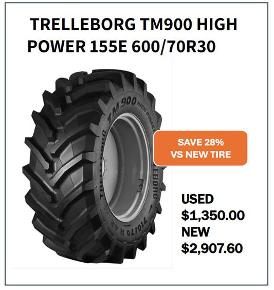 600/70R30 TRELLEBORG TM900 HIGH POWER #5057