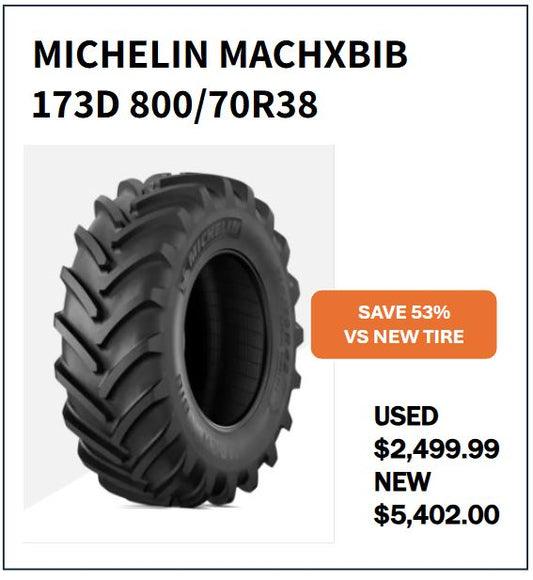 800/70R38 MICHELIN MACHXBIB #5071