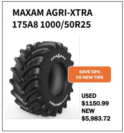1000/50R25 MAXAM AGRI-XTRA H R-1W #5110