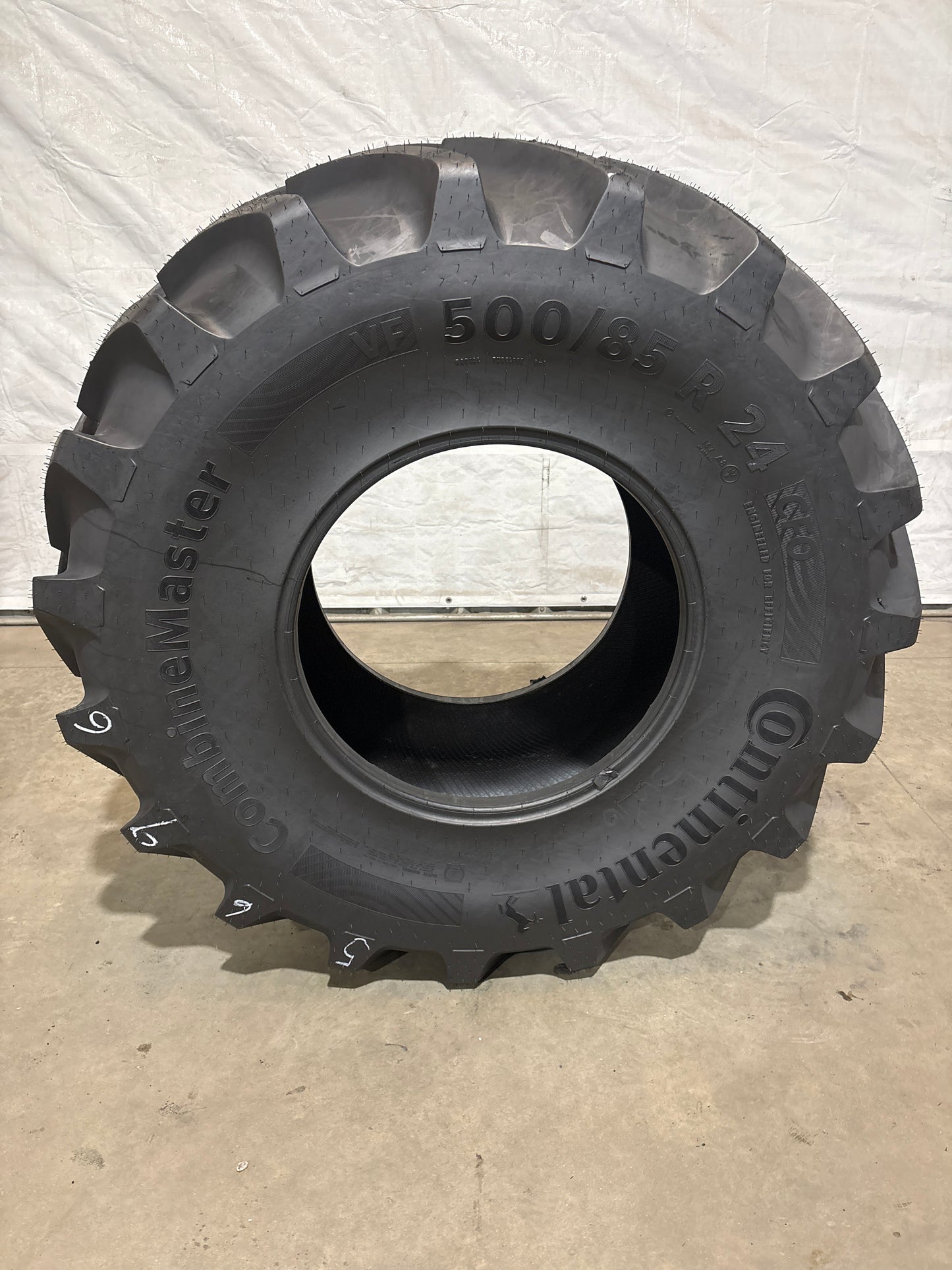 VF 500/85R24 CONTINENTAL COMBINE MASTER VF RADIAL COMBINE TIRE #5696