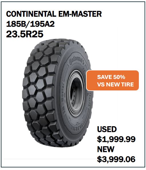 23.5R25 CONTINENTAL EM-MASTER #5446