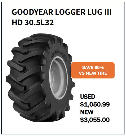 30.5L-32 GOODYEAR LOGGER LUG II HD #5503