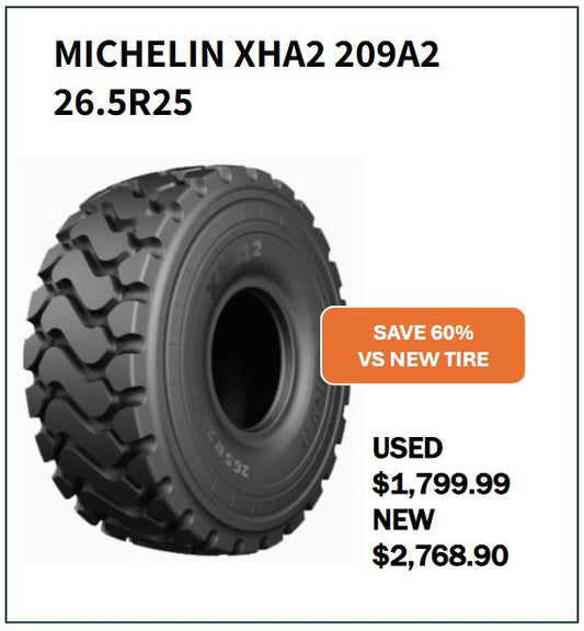 26.5R25 MICHELIN XHA2 #5539