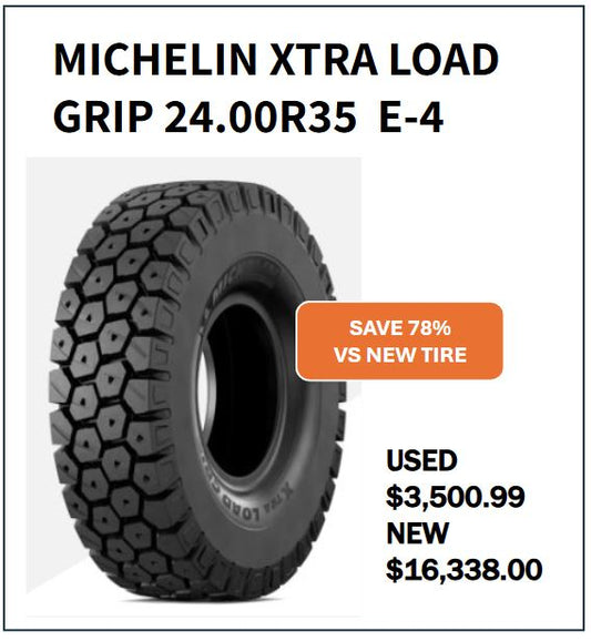 24.00R35 MICHELIN XTRA LOAD GRIP #5543