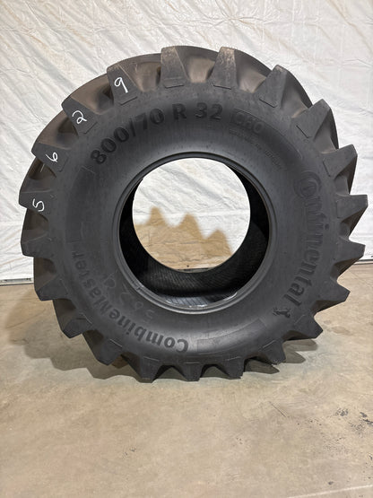 USED 800/70R32 CONTINENTAL COMBINE MASTER #5629