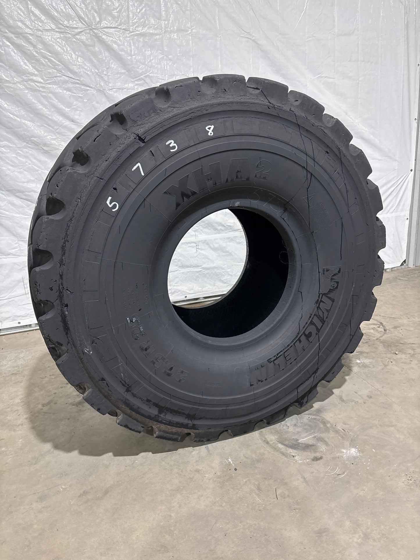 26.5R25 MICHELIN XHA2 RADIAL LOADER TIRE #5738