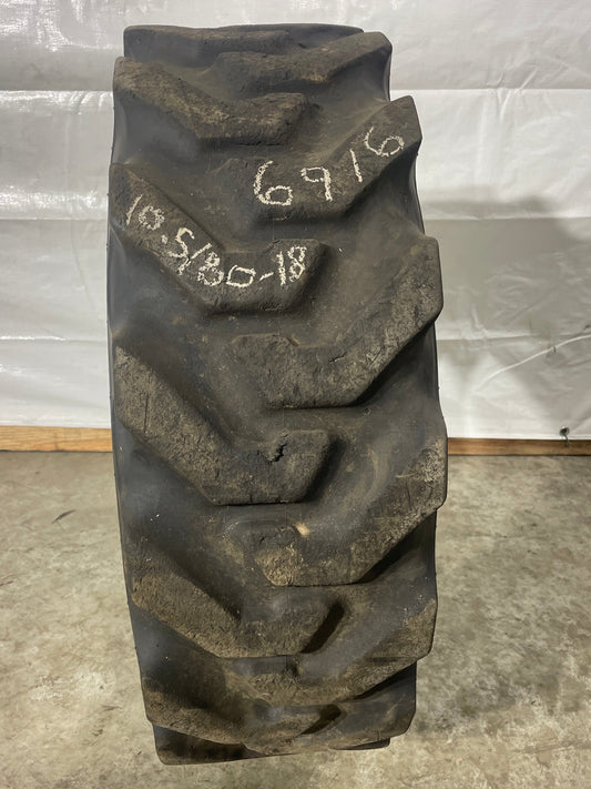 10.5/80-18 DEESTONE DUMPER POWER 10 PLY #6916