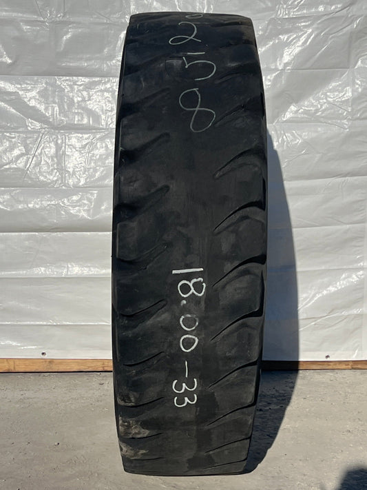 18.00-33 FIRESTONE SOLID ROCK GRIP (SRG) 36 PLY #8258