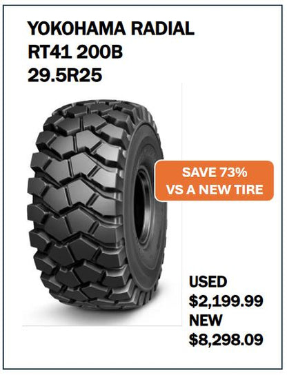 29.5R25 YOKOHAMA RT41 #7007