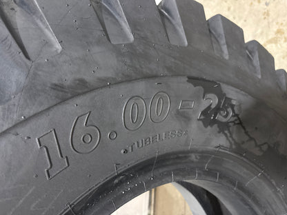 16.00-25 28 PLY BKT XL GRIP E-3 LOADER TIRE #5747