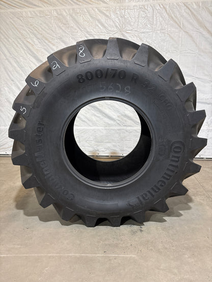 USED 800/70R32 CONTINENTAL COMBINE MASTER #5628
