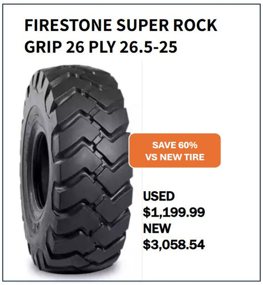 26.5-25 FIRESTONE SUPER ROCK GRIP #8480