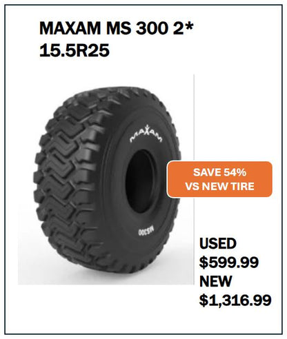 15.5R25 MAXAM MS 300 #8560