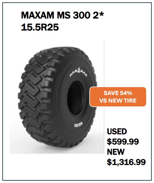 15.5R25 MAXAM MS 300 #8560