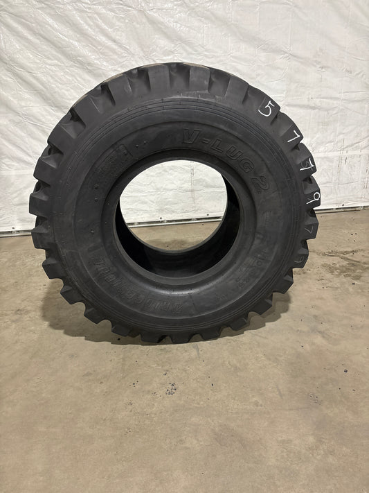 20.5-25 BRIDGESTONE V-LUG II 20 PLY #5779