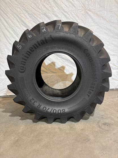 USED 800/70R32 CONTINENTAL COMBINE MASTER #5627