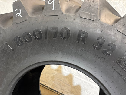 USED 800/70R32 CONTINENTAL COMBINE MASTER #5629