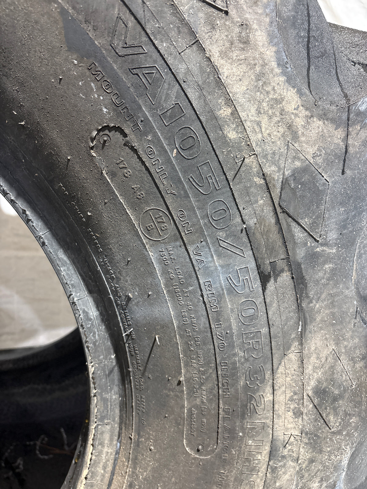 1050/50R32 Goodyear Terra Tire #7254