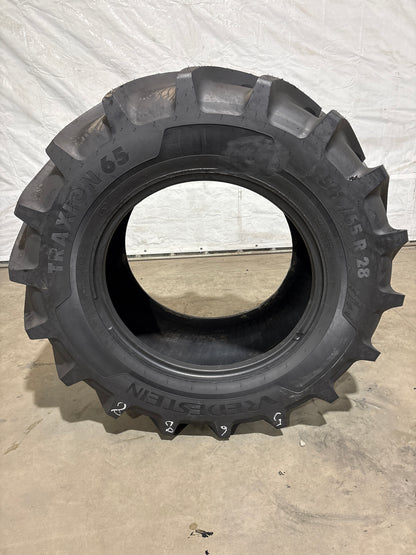 540/65R28 VREDESTEIN TRAXION 65 R-1W AGRICULTURAL DEEP TREAD #5688
