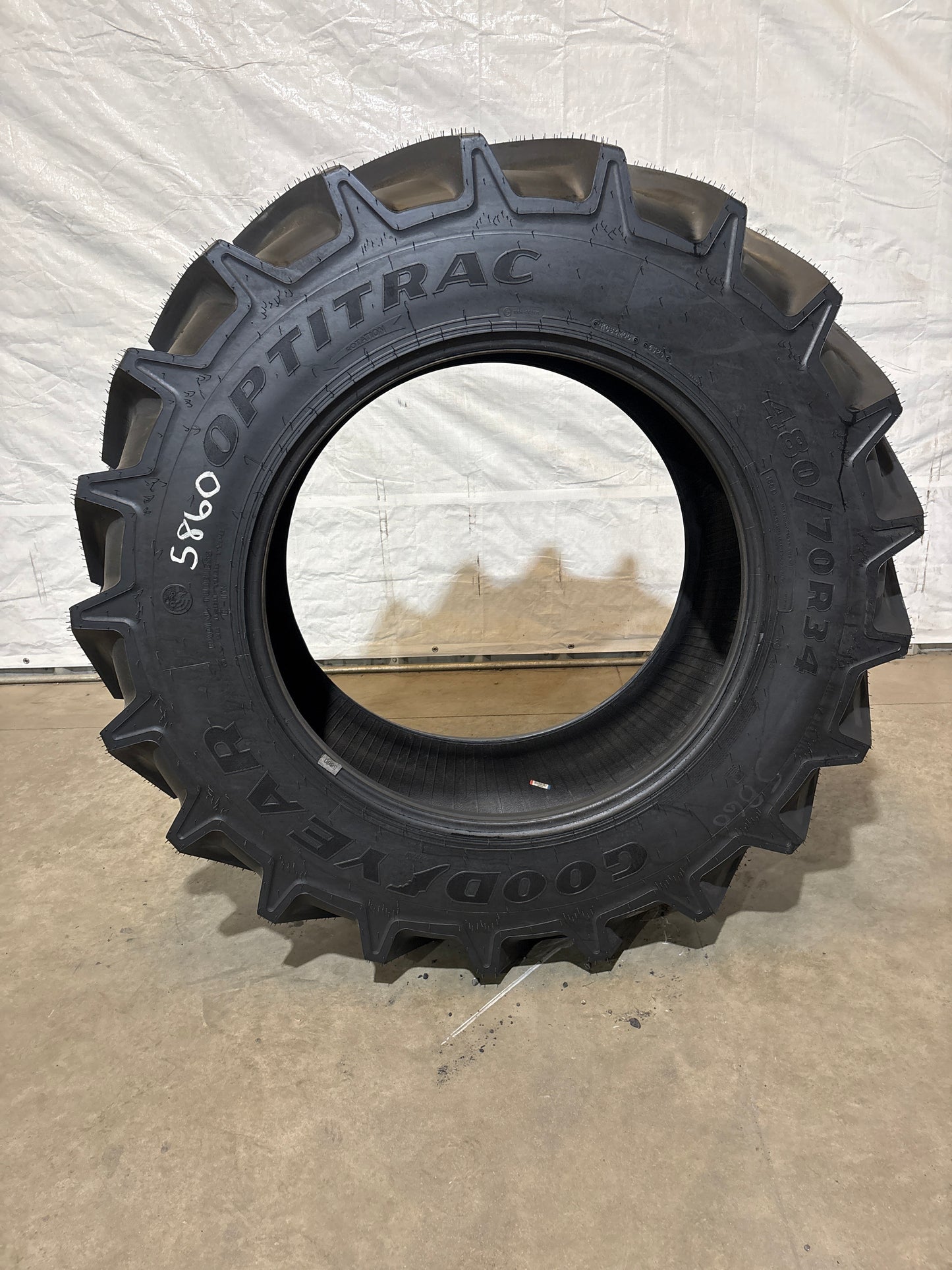 480/70R34 GOODYEAR OPTI TRAC #5860