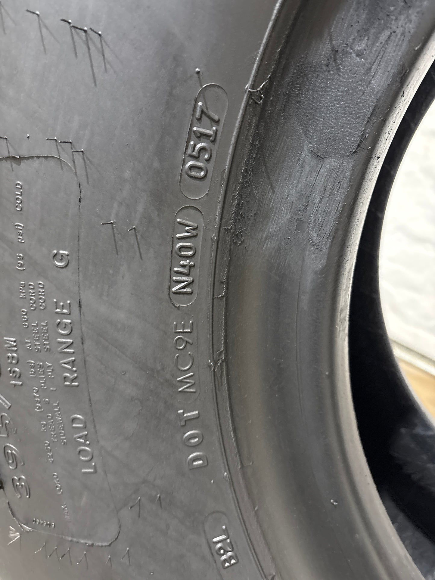 395/85R20 GOODYEAR MV/T MILITARY TRUCK TIRE #5714