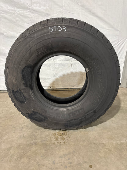 14.00R24 BKT EARTHMAX SR-22 MOTOR GRADER TIRE #5703