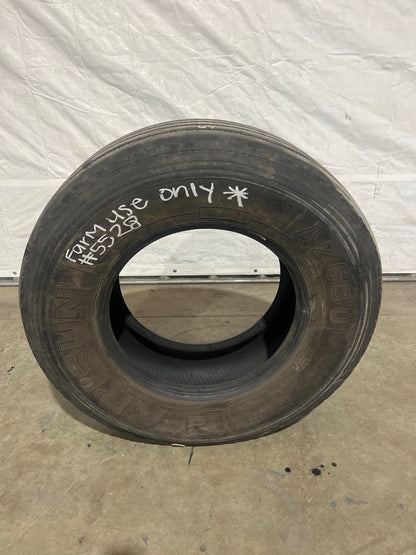 385/65R22.5 ARISUN AZ680 **FARM USE ONLY** #5528