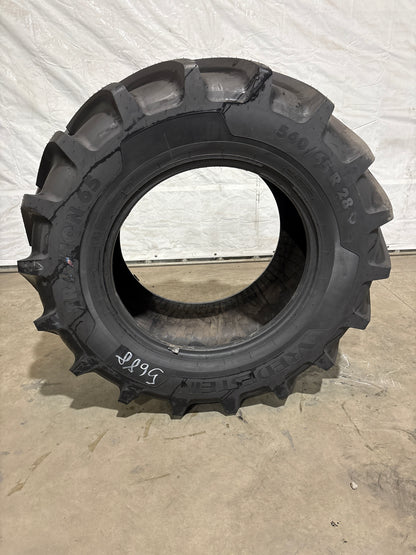 540/65R28 VREDESTEIN TRAXION 65 R-1W AGRICULTURAL DEEP TREAD #5688