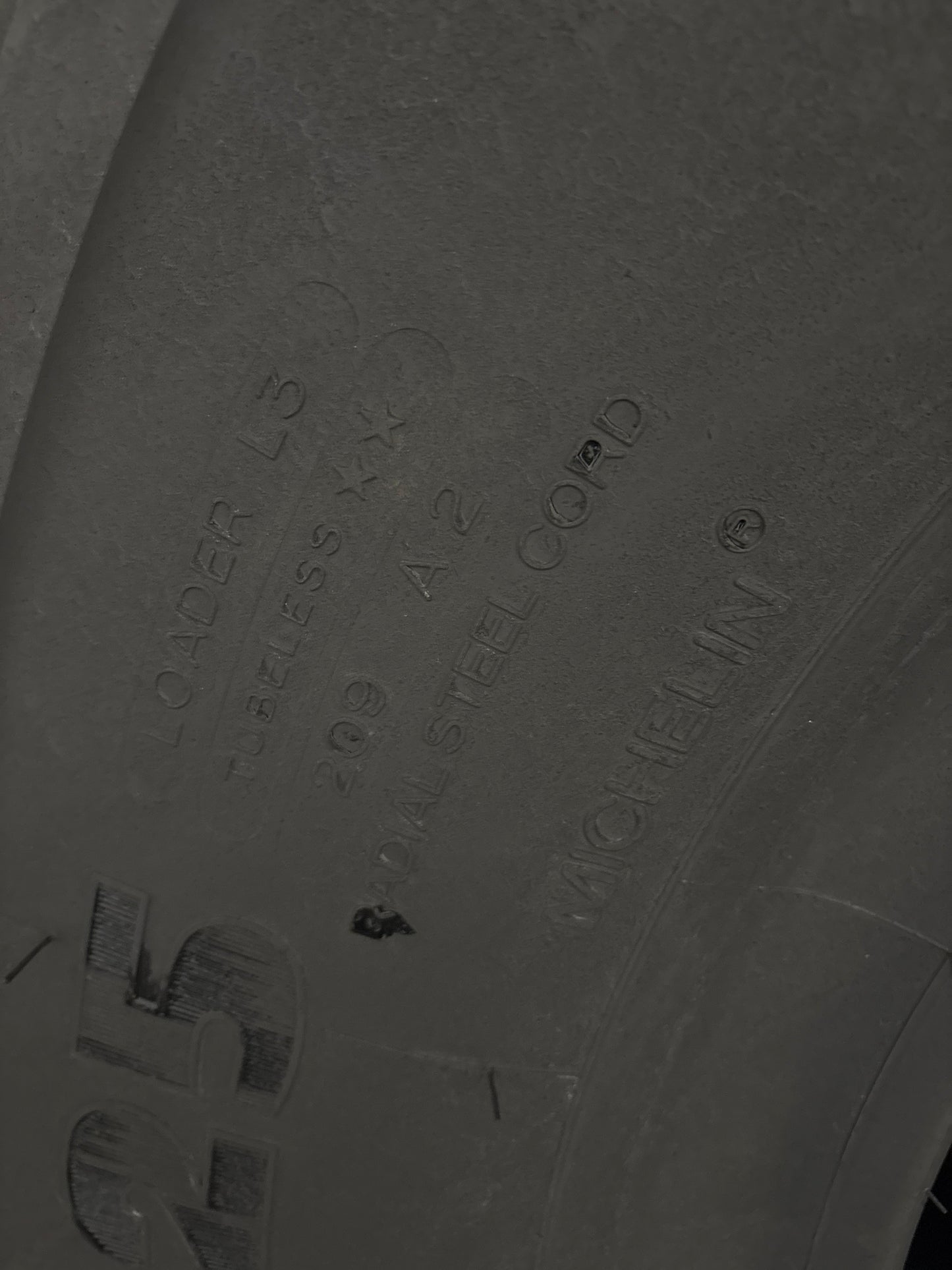 26.5R25 MICHELIN XHA2 RADIAL LOADER TIRE #5738