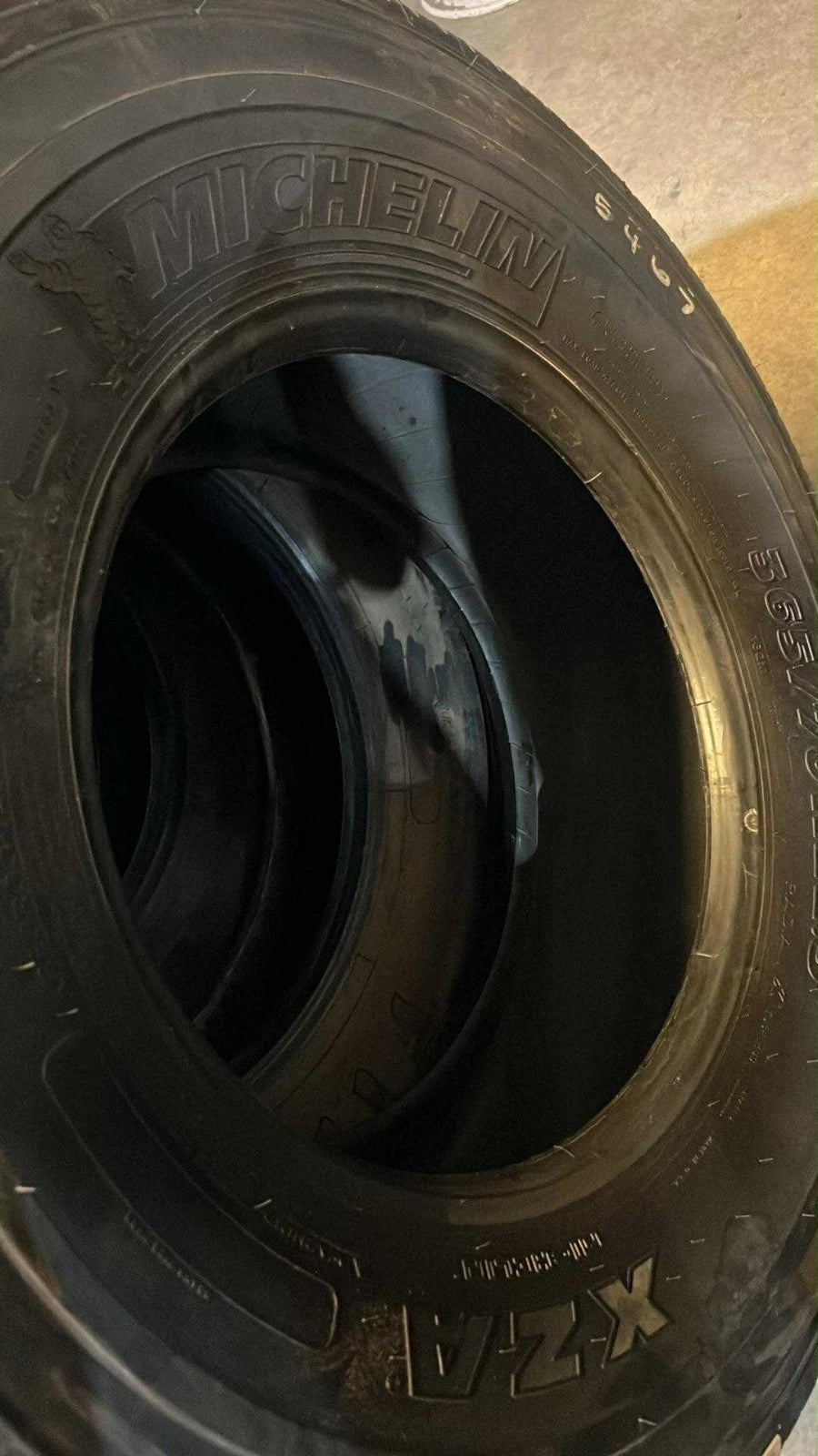 365/70R22.5 MICHELIN XZA STEER TIRES #5466